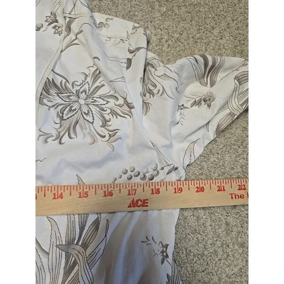 Haven Well Within Organic Cotton Jersey Tropical Toile Robe Matching Pants Sz XS - Picture 9 of 10